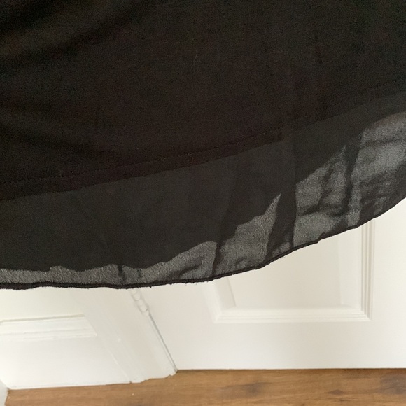 Black Dressy but Casual Blouse - Picture 2 of 4